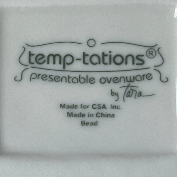 8.75" Bakeware Caserole Dish Presentable Ovenware Temp-Tations by Tara - Picture 15 of 16